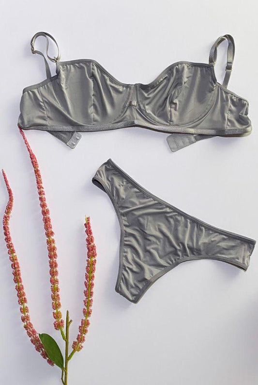 SET EN LYCRA CON VARILLA - ULTRA CÓMODO - GRIS
